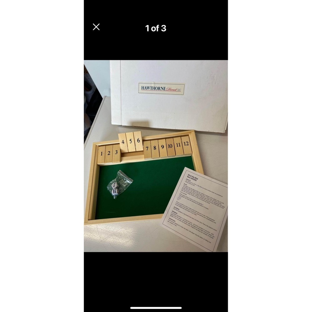 Shut The Box Game